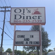 South Carolina: OJ's Diner - Greenville