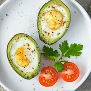 Baked Avocado Eggs