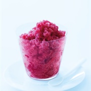 Strawberry Gum Granita