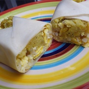 Egg and Quail Wrap