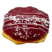 Fuzion Donuts Sour Cherry Cheesecake Donut