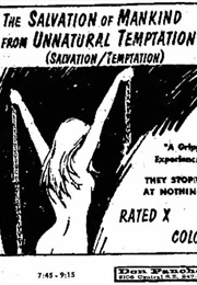 The Salvation of Mankind From Unnatural Temptation (1971)