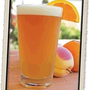 Blue Moon With Peach Schnapps