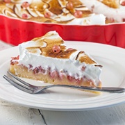 Pink Currant and Meringue Pie