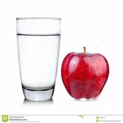Apple and Water