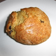 Vegan Sweet Vanilla and Raisin Bun