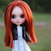 Doll Girl Ginger Hair