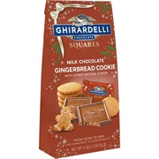 Ghirardelli Milk Chocolate Gingerbread Cookie Squares