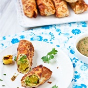 Egg and Pineapple Wrap