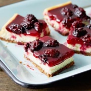 Blackberry Cheesecake Squares