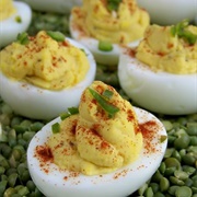 Honey Mustard Deviled Eggs
