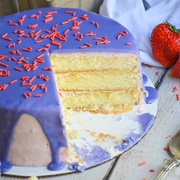 Blueberry Lemonade Layer Cake