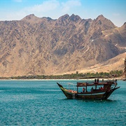 Musandam Fjords Dhow Cruise, Oman