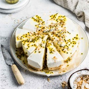 Coconut & Passionfruit Cheesecake