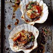 Steamed Scallops