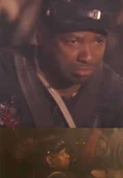 Denzel Washington as Private Silas Trip in "Glory" (1989)