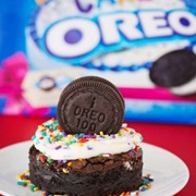 Birthday Cake Oreo Brownies