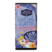 Seattle Chocolate Like You a Latte Milk Chocolate Truffle Bar