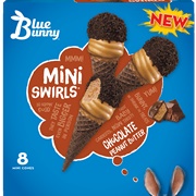 Blue Bunny Chocolate Peanut Butter Mini Swirls