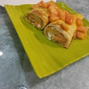 Egg and Papaya Wrap