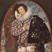 A Youth Among Roses (Nicholas Hilliard)