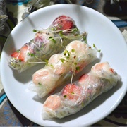 Summer Rolls With Broccoli Sprouts