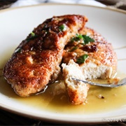 Parmesan Chicken W Brown Butter Sauce