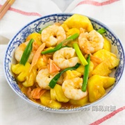 King Prawn With Pineapple