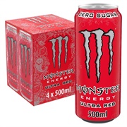 Monster Energy Ultra Red