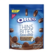 Oreo Thins Bites Coconut Fudge Dipped