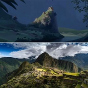 Pacha's Village in the Emperor's New Groove / Machu Picchu in Cusco, Peru