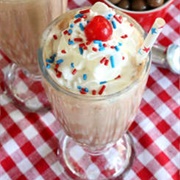 All-American Chocolate Malt Milkshake