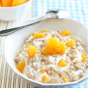 Peaches and Cream Oatmeal