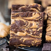 Peanut Butter Swirl Brownie