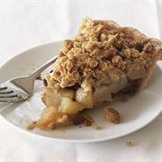 Pear Pie With Dried Cherries and Brown Sugar Streusel