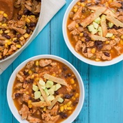 Carnitas Enchilada Soup