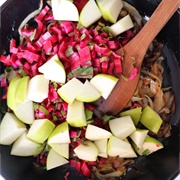 Apple and Swiss Chard