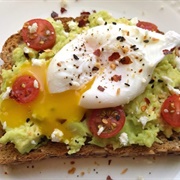 Egg and Whole Oat Toast