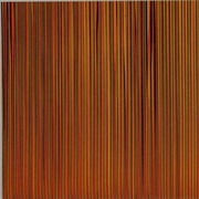 Poured Lines; Light Orange, Blue, Yellow, Dark Green, and Orange (Ian Davenport)