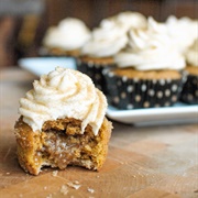 Pumpkin Pecan Pie Cupcakes
