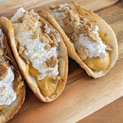 Pumpkin Pie Dessert Taco