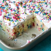 Tres Leches Confetti Cake