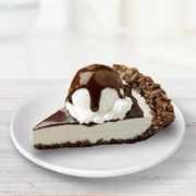 Chocolate Ice Crispy Pie Sundae