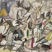 The Leaf of the Artichoke Is an Owl (Arshile Gorky)