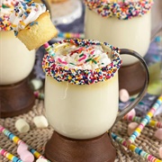 Funfetti Birthday Cake White Hot Chocolate
