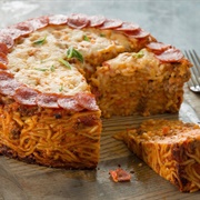 Spaghetti Pizza Pie