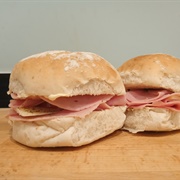 Ham, Cheese and Tomato Roll