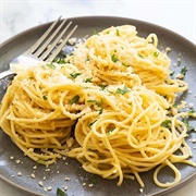 Garlic Parmesan Spaghetti
