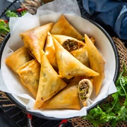 Chicken Curry Samosas