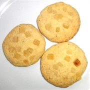 Vegan Lemon Cookies With Candied Lemon Zest